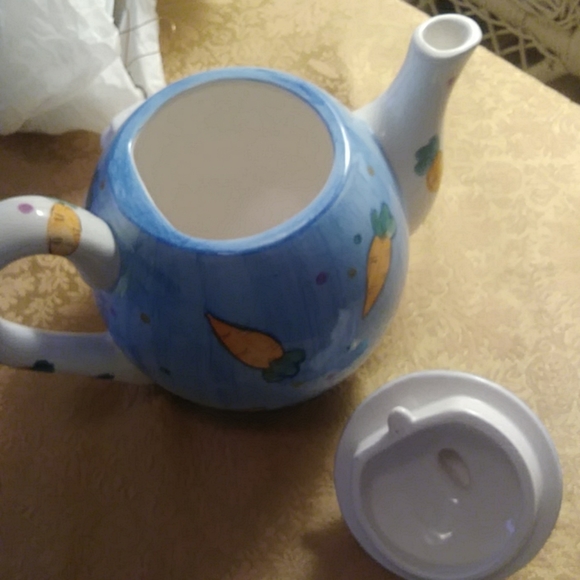 Easter tea Ceramic pot - Picture 3 of 6